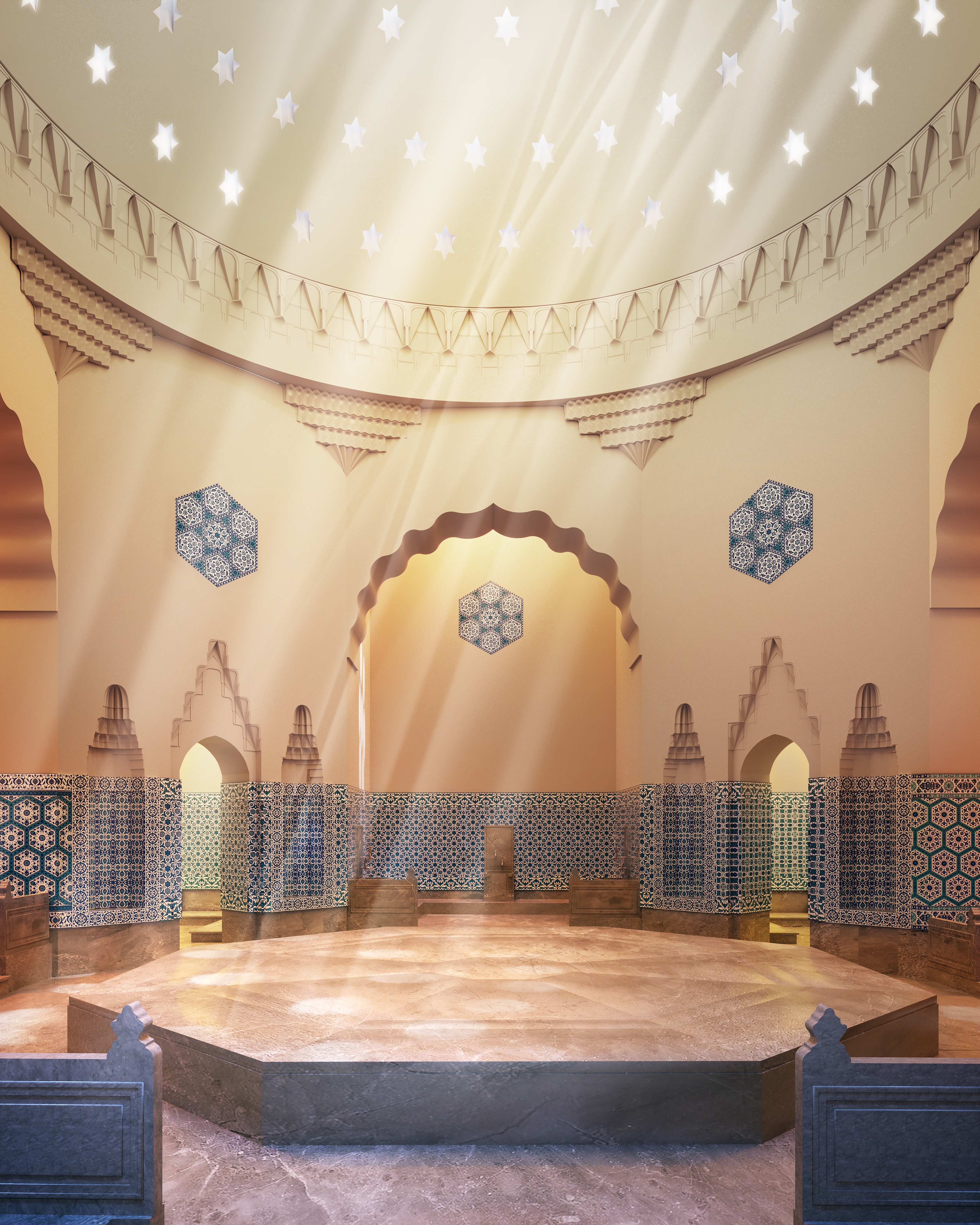 Zeyrek Çinili Hamam — cover render